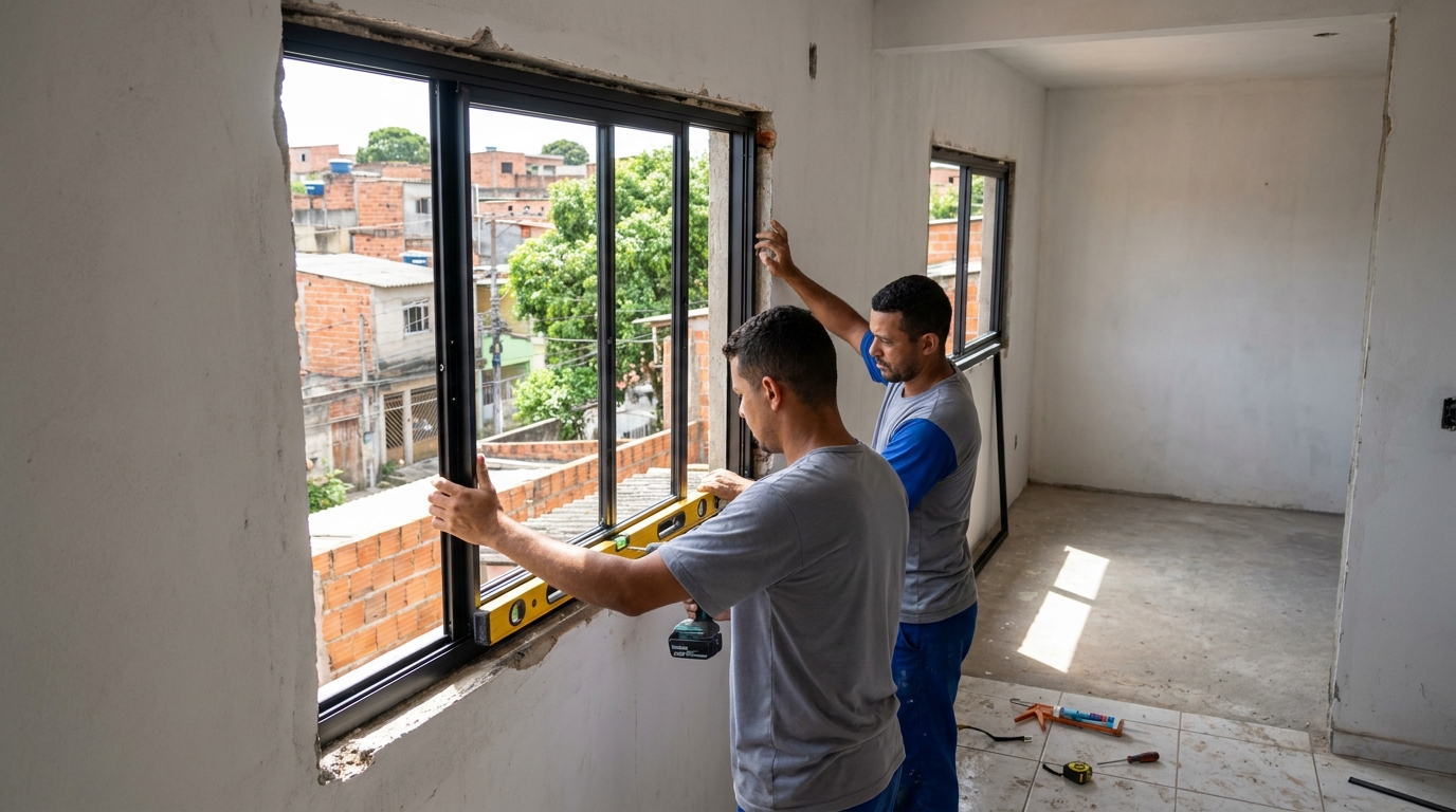 Produção de Portas e Janelas em Serra‑ES