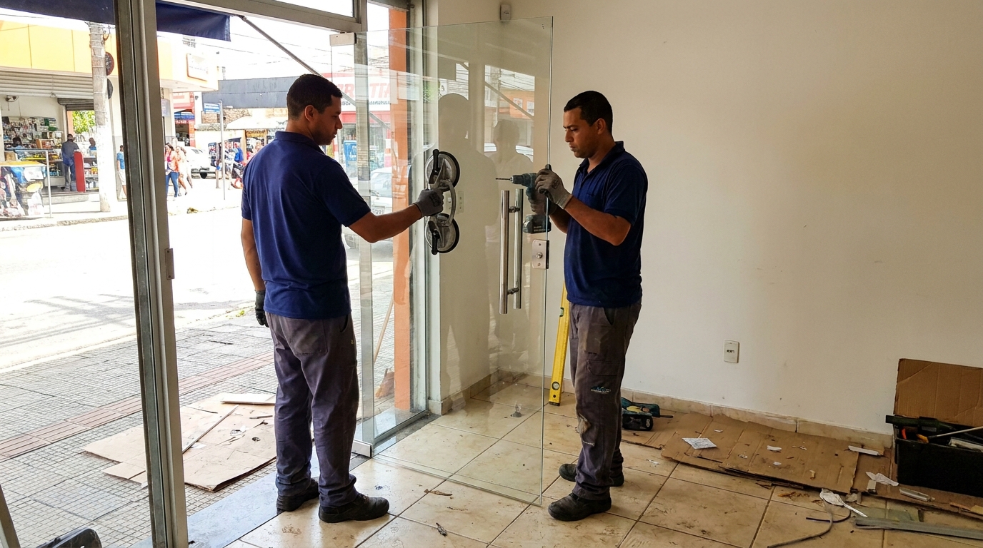 Portas em Vidro em Serra‑ES